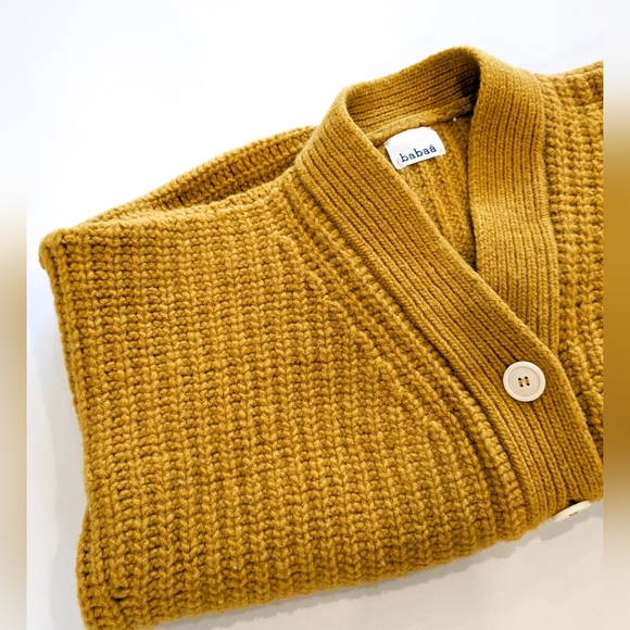 Babaà Cardigan No.19 Mini in Ochre - Picture 5 of 11
